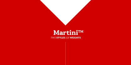 Martini Font Poster 1