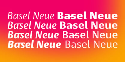 Basel Neue Font Poster 1