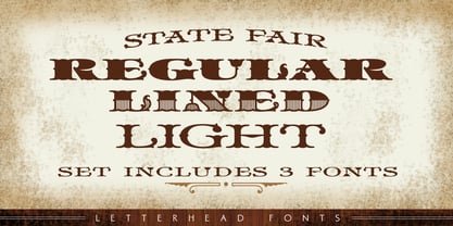 LHF State Fair Font Poster 2