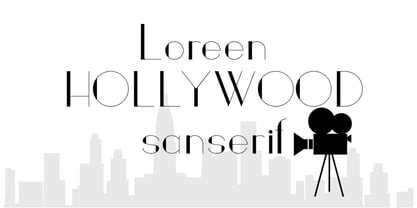 Loreen Hollywood Fuente Póster 6