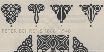 Behrens Ornaments Font Poster 3