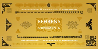 Behrens Ornaments Fuente Póster 1