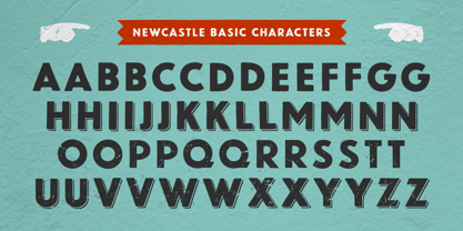 Newcastle Font Poster 3