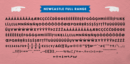 Newcastle Font Poster 11