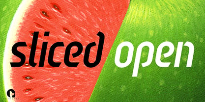 Sliced Open Fuente Póster 4