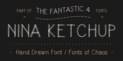 Nina Ketchup Font Poster 1