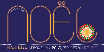 HGWelles Font Poster 2