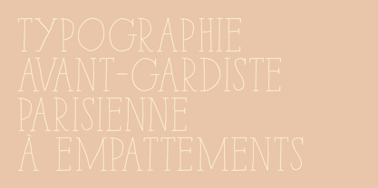 Paris Serif Font Poster 2