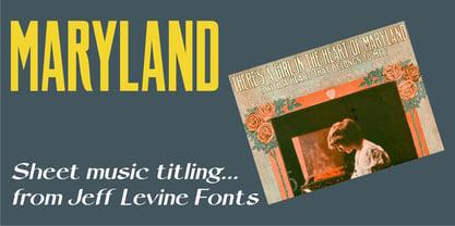 Maryland JNL Font Poster 1