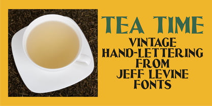 Tea Time JNL Font Poster 1