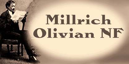 Millrich Olivian NF Font Poster 1