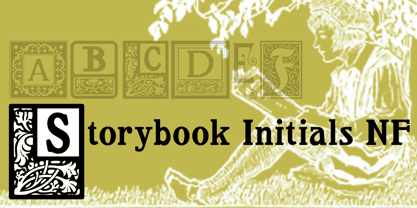 Storybook Initials NF Fuente Póster 1