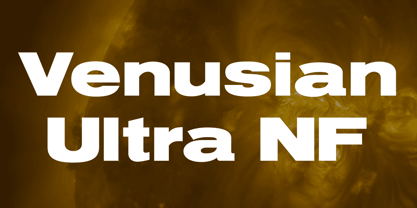Venusian Ultra NF Font Poster 1