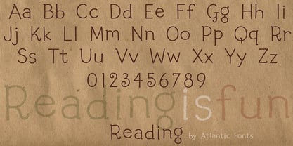 Reading Font Poster 2