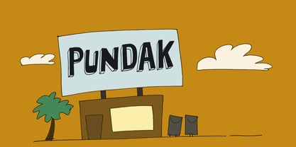 Pundak Font Poster 1