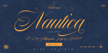 Nautica Font Poster 1