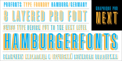 Graphique Next Font Poster 1