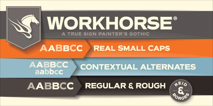 Workhorse Font Poster 1
