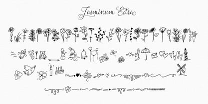 Jasminum Font Poster 5