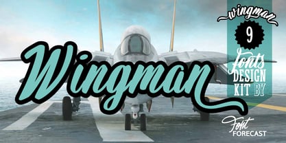 Wingman Font Poster 1