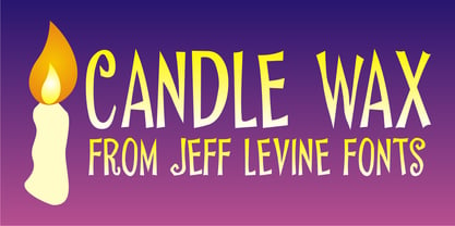 Candle Wax JNL Font Poster 1