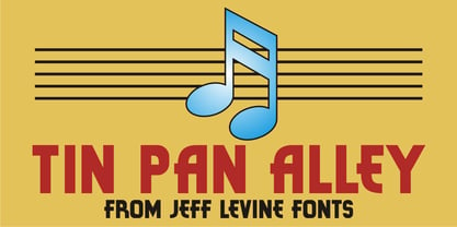 Tin Pan Alley JNL Fuente Póster 1