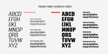Triump Font Poster 6