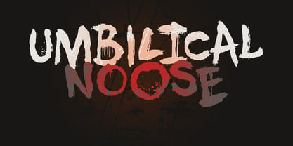 Umbilical Noose Font Poster 1