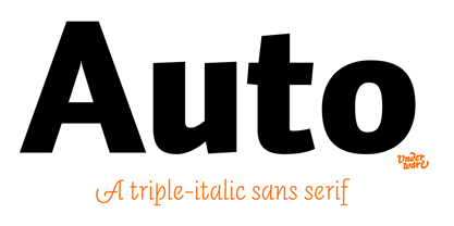 Auto Pro Font Poster 1