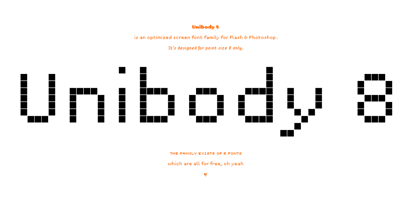 Unibody Pro Font Poster 1