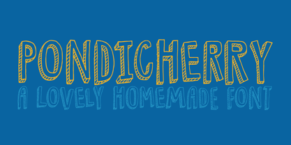 Pondicherry Font Poster 1