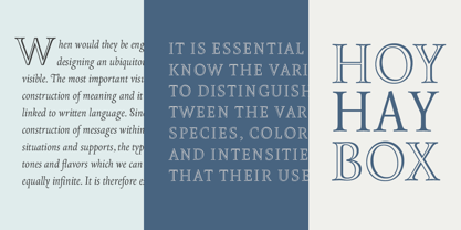 Borges Font Poster 5