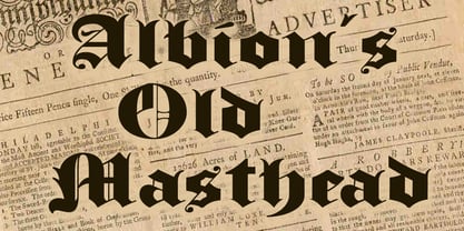 Albion's Old Masthead Fuente Póster 2