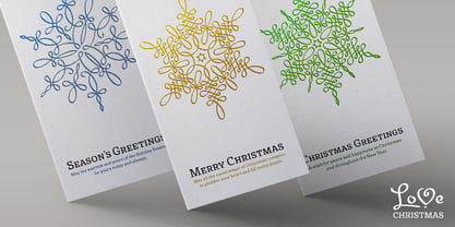 LoveChristmas Font Poster 2