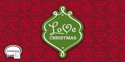 LoveChristmas Fuente Póster 1