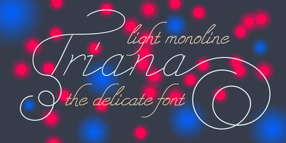 Triana Font Poster 9