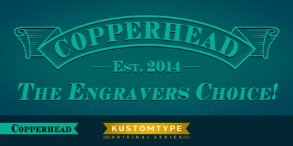 Copperhead Font Poster 2
