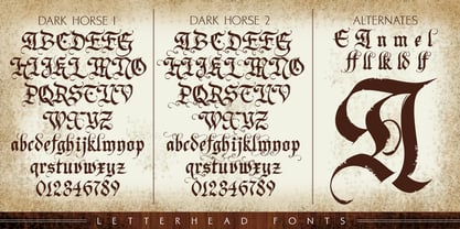 LHF Dark Horse Font Poster 2