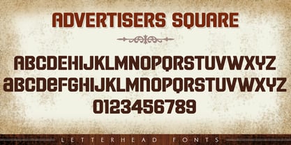 LHF Advertisers Square Font Poster 2