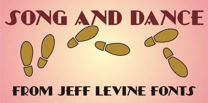 Song And Dance JNL Font Poster 1
