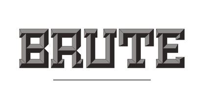 Brute Font Poster 1