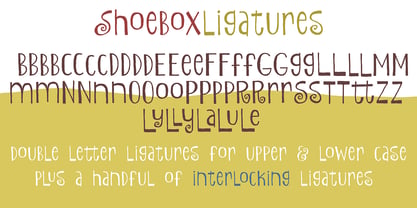Shoebox Font Poster 7