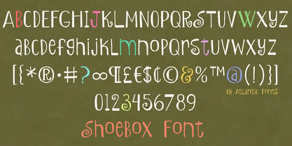 Shoebox Font Poster 4