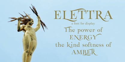 Elettra Font Poster 3