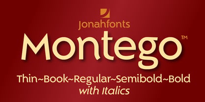 Montego Font Poster 1