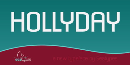 Hollyday Font Poster 1