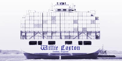 Willie Caxton Font Poster 1