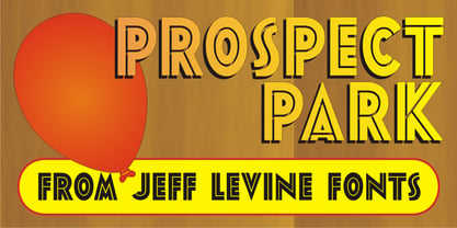 Prospect Park JNL Font Poster 1