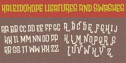 Kaleidoxope Font Poster 5