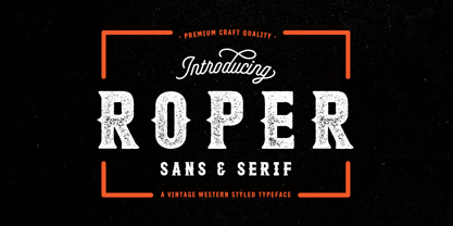 Roper Font Poster 1
